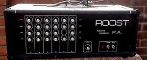 VERY RARE VINTAGE ROOST SR 30 100 WATT VALVE PA  AMPLIFIER MADE IN SOUTHEND