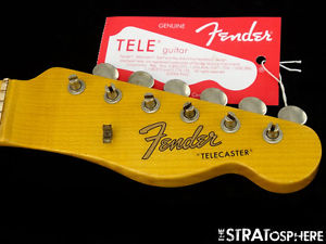Fender USA Custom Shop Postmodern Relic Telecaster NECK + TUNERS Tele Oval Maple
