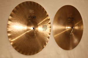 Paiste 15" Formula 602 Sound Edge Hi-Hat(1979) Vintage -FREE Worldwide postage