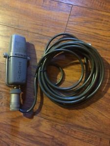 VINTAGE SONY C-38B CONDENSER MICROPHONE MIC With Amazing Rock History