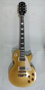 Free Shipping Used Epiphone Les Paul Standard / Metallic Gold Electric Guitar