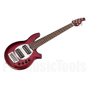 Music Man USA Bongo 6 HH CR - Candy Red * NEW (NOS) * bass stingray sterling
