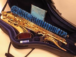 YAMAHA YTS 575 ALLEGRO TENOR SAXOPHONE PROFESSIONALLY SERVICED, JAPAN, NEW CASE