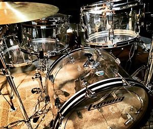 Vintage 70's Ludwig Vistalite 5-Piece Drum Set