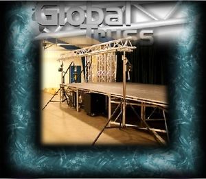 Global Truss ST132 Stand Pkg w/ 16.8' Triangle Truss Includes Stand & Truss Bags