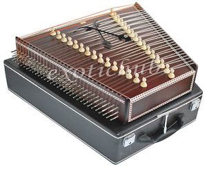 SANTOOR~PALOMA BRAND-SANTUR-DULCIMER-SHIV-KUMAR-SHARMA-STYLE-BOX-STRING EHS
