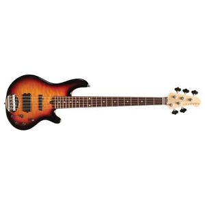 Lakland Skyline Series 55-02Q 5-Strings Bass Guitar, Three Tone Sunburst