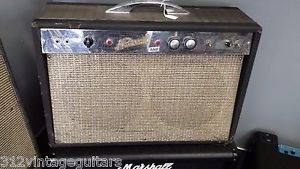 1963 National Model 70 2x12" Tube Guitar Amplifier Combo Vintage Supro Bass Amp