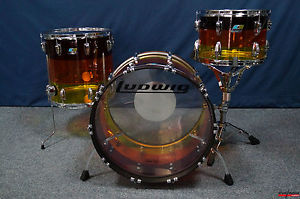 Ludwig USA Vistalite "Tequila Sunrise - Super Classic" Shellset  -  22,13,16"