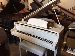 Wurlitzer C143 Petit Grand Piano 4'7" Polished Ivory
