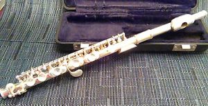 Armstrong PICCOLO 204 Silver Plated with Gator Case
