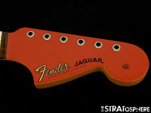 * Fender Vintage FSR 62 RI USA Jaguar NECK 62 Reissue Rosewood Fiesta Red #35