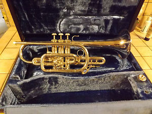 Bach Stradivarius Strad SILVER Cornet Model 37 ML 1978 SUPERB CONDITION!!!!!