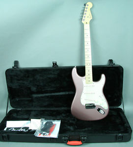 Fender Stratocaster American Deluxe Electric Guitar Burgundy Mist w/OHSC USA