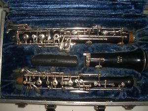 Eneg CM3 Wood oboe with left F stencil maker unknown