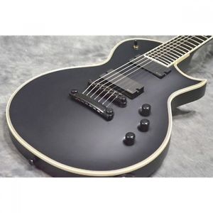 E-II EC-7 BLACK SATIN Guitar 2014 USED w/Softcase FREE SHIPPING from Japan #421