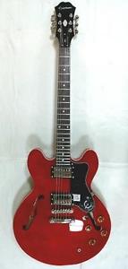 Free Shipping Used Epiphone DOT / Cherry Electric Guitar