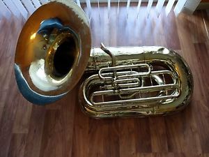 Conn 20J large tuba w/cases