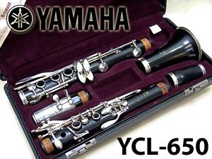 NEW YAMAHA Musical Instrument Clarinet YCL-650 Professional Model W/ Case Japan