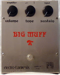 Vintage Electro Harmonix Big Muff Pi Ram's Head Guitar Effects Pedal