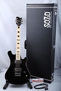 Sozo Z Series "Z" V2 Classic Black Electric Guitar with Case ZCBKV2
