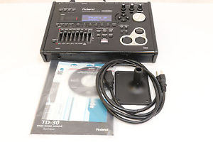 Roland TD-30 Electric Drum Brain Module V-Drum TD30 20 12 9 8 6V 4 3 CY PD KD X