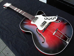 alte deutsche halbakustische Jazzgitarre Schlaggitarre Gitarre archtop guitar