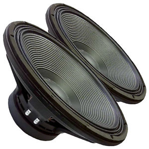 Pair Beyma 18P1000FeV2 18" Mega Subwoofer & Folded Horn Replacement 4Ohm 98dB