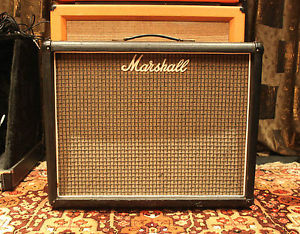 Vintage 1973 Marshall 2045 Lead Bass Organ 2x12 Speaker Cabinet Celestion T1217