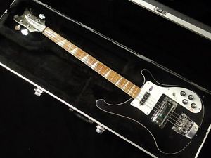 Rickenbacker 4003 Jetglow Black w/hard case F/S Guiter Bass From JAPAN #X523