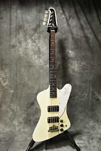 1988 Orville Thunderbird IV Electric Bass Guitar White Gibson Certified w/GigBag