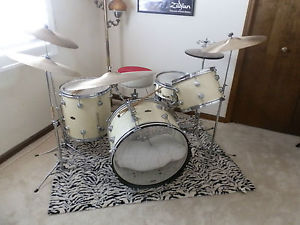 1959  GEORGE WAY ARISTOCRAT KIT WHITE MARINE PEARLTHE HOLY GRAIL,22 16 13SNARE
