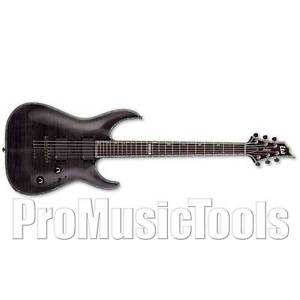 ESP Ltd Horizon H-1001FM EMG STBLK -See Thru Black *NEW* mh-1000 h1001 1001 stbk