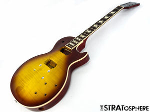 2016 Gibson USA Les Paul Standard T BODY & NECK Guitar Parts Tea Burst