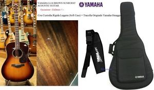 YAMAHA LL16 ARE BS Chitarra Acustica Folk Elettrificata con custodia e tracolla