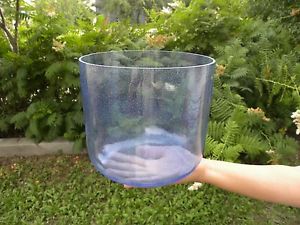 Diamond Fusion C Root Chakra Clear Quartz Crystal Singing Bowl 6"