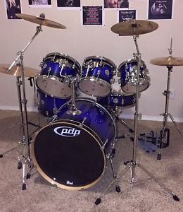 7 Piece PDP Maple Concept Drum Set