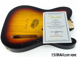 Fender USA Custom Shop Postmodern Relic Telecaster BODY Tele Nitro 3TS Sunburst