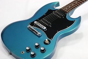 Used Gibson SG Special Blue Teal Flip Flop Solidbody Electric Guitar