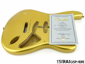 Fender USA Custom Shop 1957 Relic Stratocaster BODY Strat Guitar Parts HLE Gold