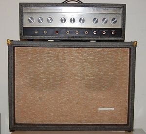 Vintage 1966 SILVERTONE 1484 TUBE TWIN TWELVE COMBO GUITAR AMP