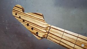STRAT NECK INCREDIBLE ZEBRAWOOD