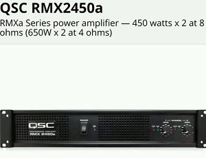 QSC RMX2450A DJ/Club Professional Power Amplifier 2400W Amp AUTHORIZED DEALER