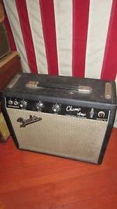 Vintage 1966 Fender Champ Guitar Amplifier Blackface Sounds Incredible