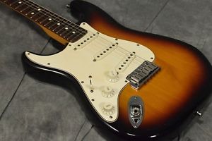 FENDER USA AMERICAN STANDARD STRATOCASTER LEFT HAND ROSE 3Color Sunburst 1998