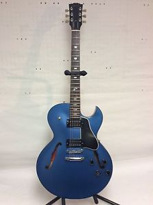 2002 Gibson ES-137P Premier Metallic Blue Electric Guitar