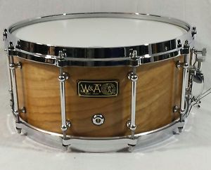 Walberg and Auge Elite Series Snare Drum - 6.5 x 14 10ply Cherry Shell