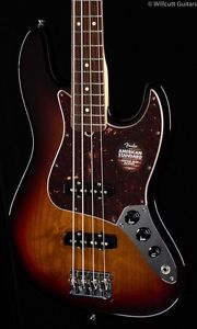 Fender American Standard Jazz Bass® 3-Tone Sunburst, Rosewood (593)