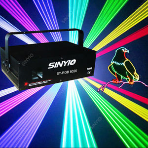 SD card ILDA 2W RGB laser beam and aniamtion projector for dj lighting