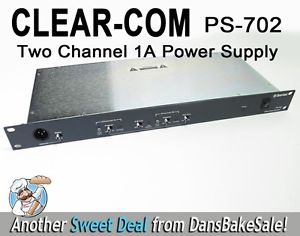 Clear Com Encore PS-702 Two Channel 1A Rackmount Power Supply New in Open Box